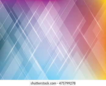 Colorful background technology with abstract shapes in vector illustration.