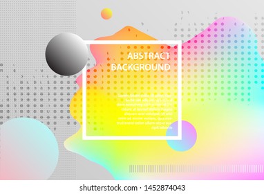 Colorful background template with 3D shapes. Vector art for banner, web, header, page, cover, billboard, brochure, social media.