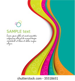 Colorful background template series