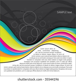 Colorful background template series