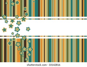 A colorful background template where you can put your own text in. Colors: orange, pastels, green, brown, aqua