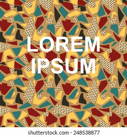 Colorful background, textile or packing paper. Background texture for landing page or typographic maket