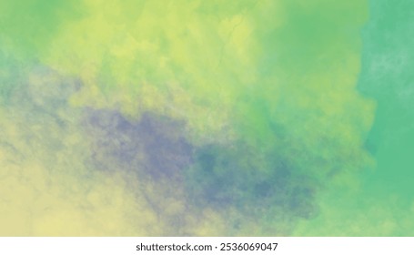Colorful background texture. Abstract watercolor background. Modern grunge texture. Green, blue and yellow background.