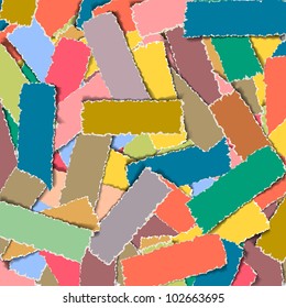 Colorful background with torn paper banners.Vector eps10