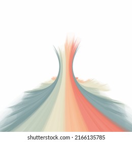Colorful background, torus map effect combination illustration