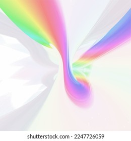 Colorful background, torus map effect combination illustration
