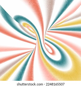 Colorful background, torus map effect combination illustration
