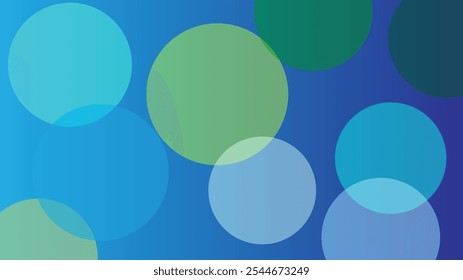 colorful background with transparent circles 