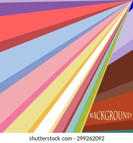 Colorful background with triangles along the diagonal