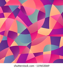 Colorful  background with triangles and different shapes looks like mosaic.
