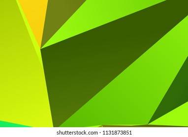Colorful background with triangles Simple geometric background with gradient shapes. Vector illustration Triangles of different scale, size and shape.