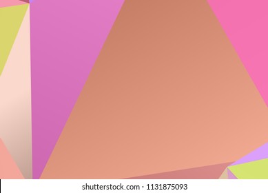Colorful background with triangles Simple geometric background with gradient shapes. Vector illustration Triangles of different scale, size and shape.