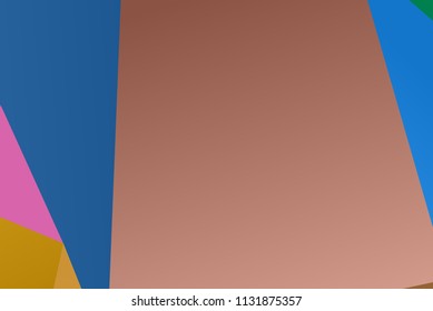Colorful background with triangles Simple geometric background with gradient shapes. Vector illustration Triangles of different scale, size and shape.