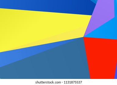 Colorful background with triangles Simple geometric background with gradient shapes. Vector illustration Triangles of different scale, size and shape.