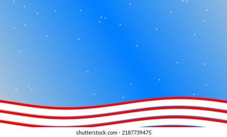 Farbiger Hintergrund der typischen Flagge der vereinten Staaten zur Feier des Kolumbus-Tages 