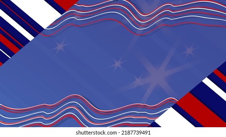Farbiger Hintergrund der typischen Flagge der vereinten Staaten zur Feier des Kolumbus-Tages 