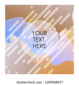 Colorful background with typography design vector