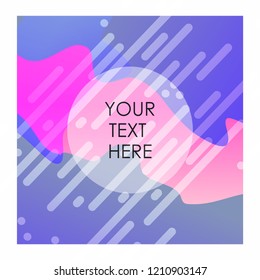 Colorful background with typography design vector
