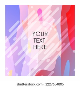 Colorful background with typography design vector