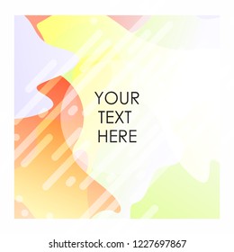 Colorful background with typography design vector