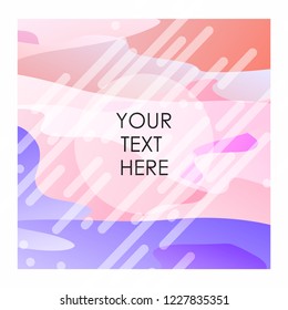 Colorful background with typography design vector