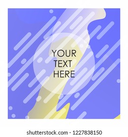 Colorful background with typography design vector
