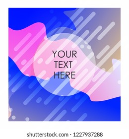 Colorful background with typography design vector