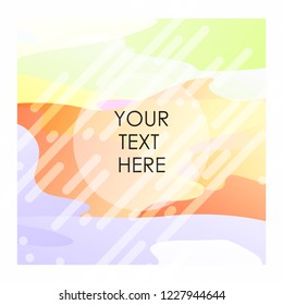 Colorful background with typography design vector