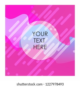 Colorful background with typography design vector