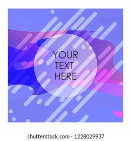 Colorful background with typography design vector