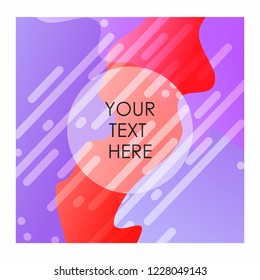 Colorful background with typography design vector