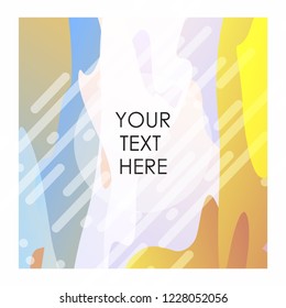 Colorful background with typography design vector