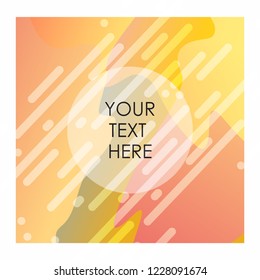Colorful background with typography design vector
