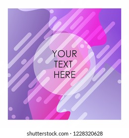 Colorful background with typography design vector
