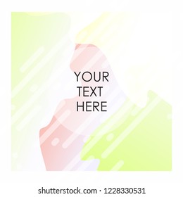 Colorful background with typography design vector