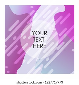 Colorful background with typography vector