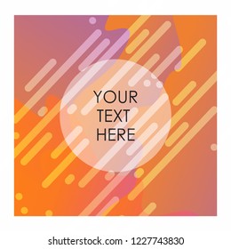 Colorful background with typography vector