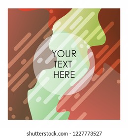 Colorful background with typography vector