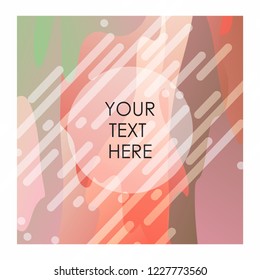 Colorful background with typography vector