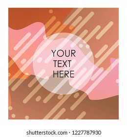 Colorful background with typography vector