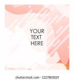 Colorful background with typography vector
