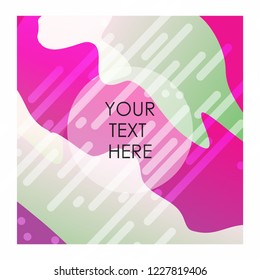 Colorful background with typography vector