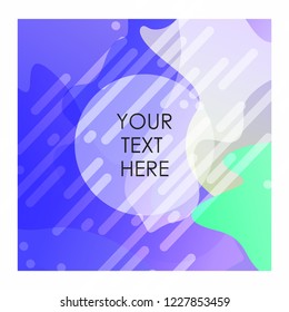 Colorful background with typography vector