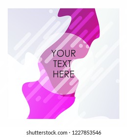 Colorful background with typography vector