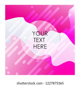 Colorful background with typography vector
