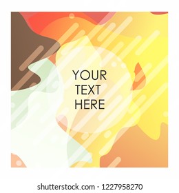 Colorful background with typography vector