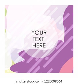 Colorful background with typography vector