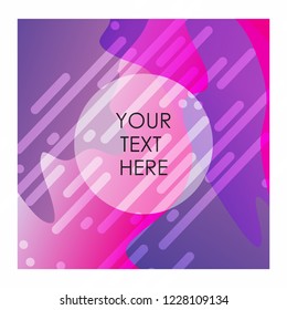 Colorful background with typography vector
