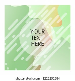 Colorful background with typography vector