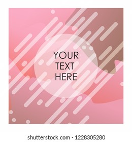 Colorful background with typography vector